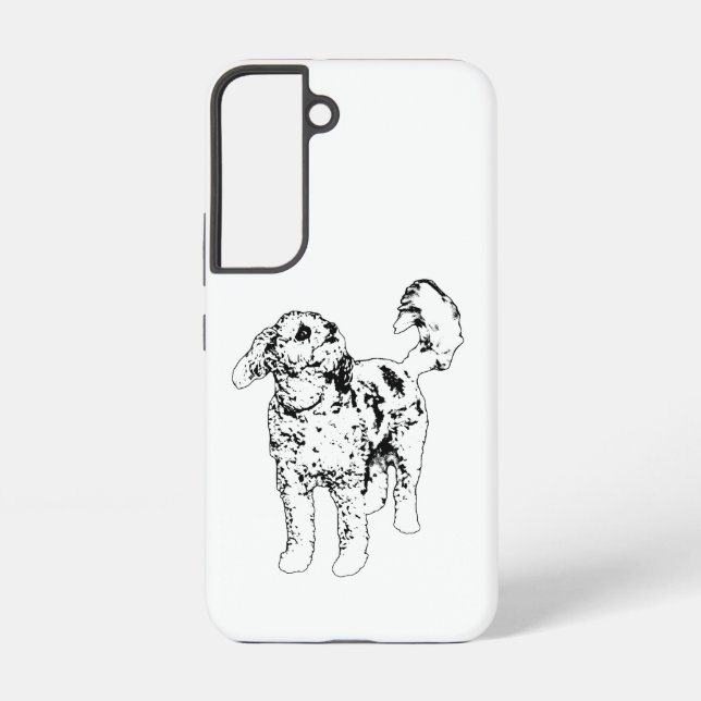 Clear Soft Vector Samsung Galaxy S22 Case (Back)