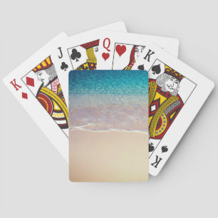 Clear Water Beach Playing Cards