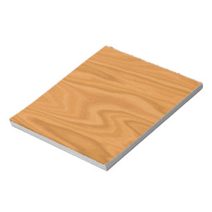 Clear wood notepad