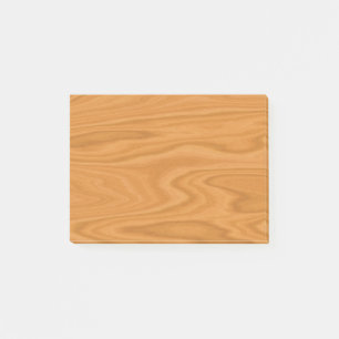 Clear wood post-it notes