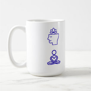 CLEAR YOUR MIND SIP OF PEACE accent Coffee Mug