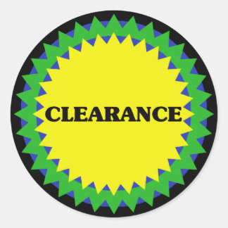 CLEARANCE Retail Sale Sticker