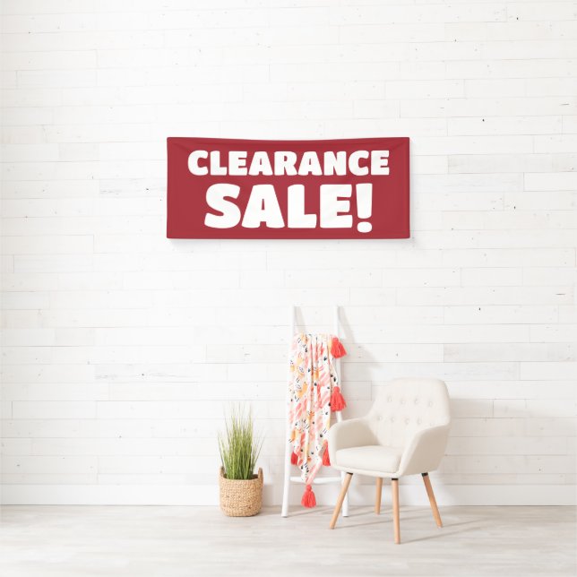 Clearance Sale! Red Banner (Insitu)