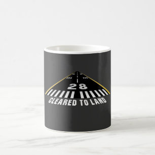 Cleared To Land Runway Coffee Mug