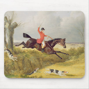 Clearing a Ditch, 1839 (oil on panel) Mouse Mat