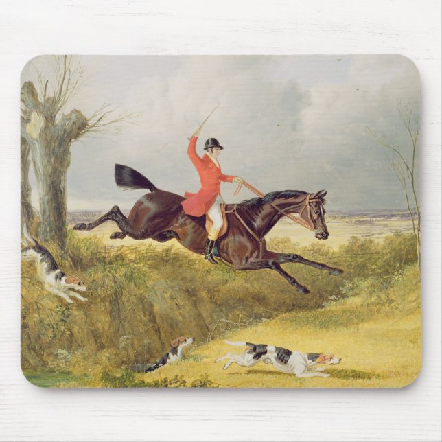 Clearing a Ditch, 1839 (oil on panel) Mouse Mat (Front)