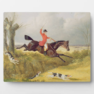 Clearing a Ditch, 1839 (oil on panel) Plaque