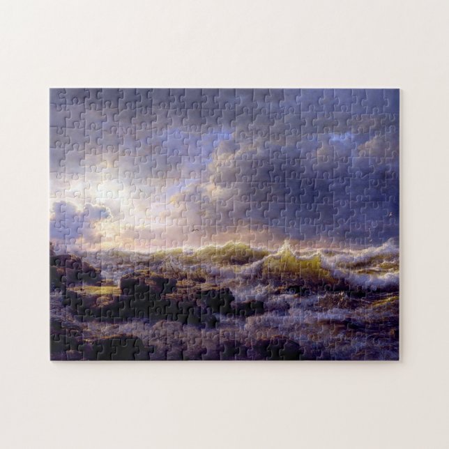 Clearing up coast of Sicily Jigsaw Puzzle (Horizontal)