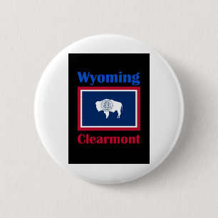 Clearmont Wyoming 6 Cm Round Badge