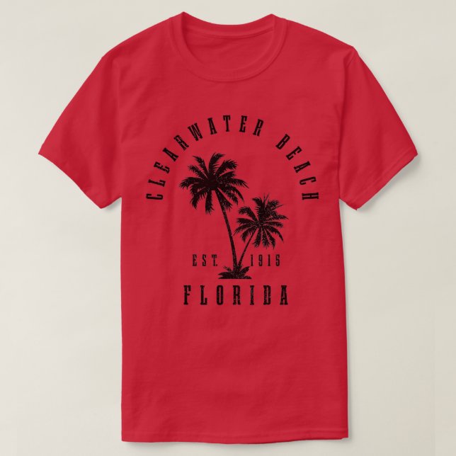 Clearwater Beach Est  T-Shirt (Design Front)