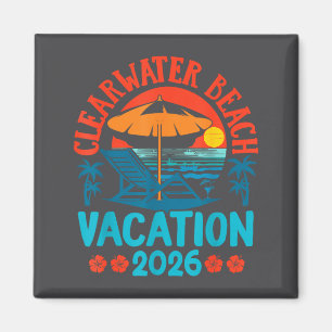 Clearwater Beach Florida 2026 Family Vacation Summ Magnet