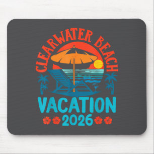 Clearwater Beach Florida 2026 Family Vacation Summ Mouse Mat