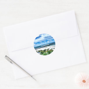 Clearwater Beach, Florida,  Classic Round Sticker