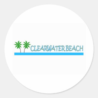 Clearwater Beach, Florida Classic Round Sticker