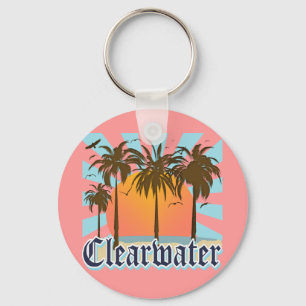 Clearwater Beach Florida FLA Key Ring