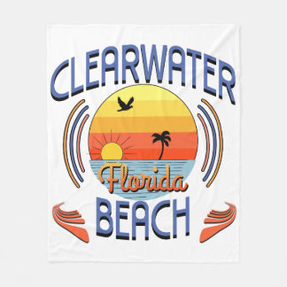 Clearwater Beach, Florida Fleece Blanket