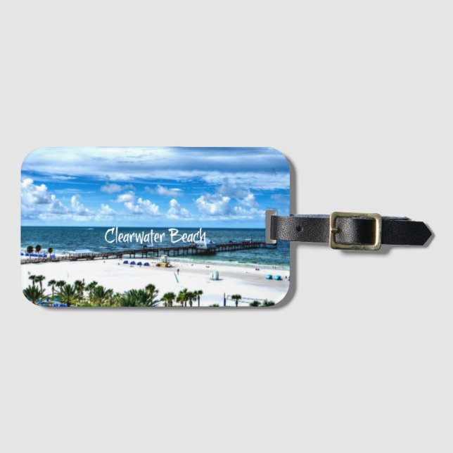 Clearwater Beach, Florida, Luggage Tag (Front Horizontal)
