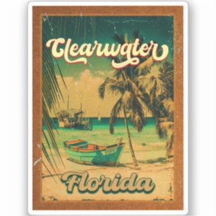 Clearwater Beach Florida Palm Tree Souvenirs 60s