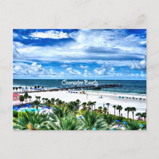 Clearwater Beach, Florida,  Postcard (Front)