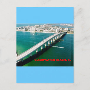 CLEARWATER BEACH FLORIDA POSTCARD
