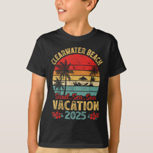 Clearwater Beach Florida Sand Sea Sun Vacation 202 T-Shirt