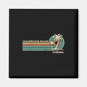Clearwater Beach Florida Summer Vintage Family Vac Magnet