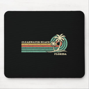 Clearwater Beach Florida Summer Vintage Family Vac Mouse Mat