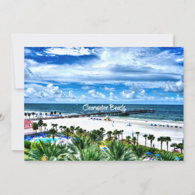 Clearwater Beach, Florida, vacation destination Card (Front)