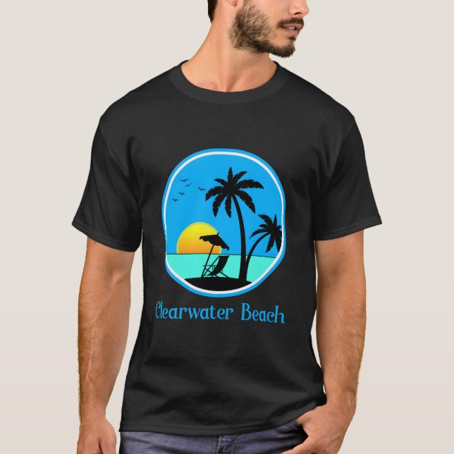 Clearwater Beach Florida Vacation T-Shirt (Front)