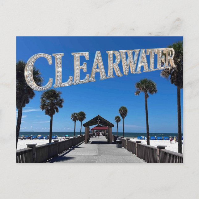 Clearwater Beach Only Postcard (Front)