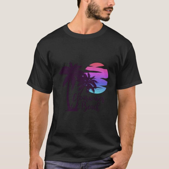 Clearwater Beach Trip Vacation Spring Break Sunset T-Shirt (Front)