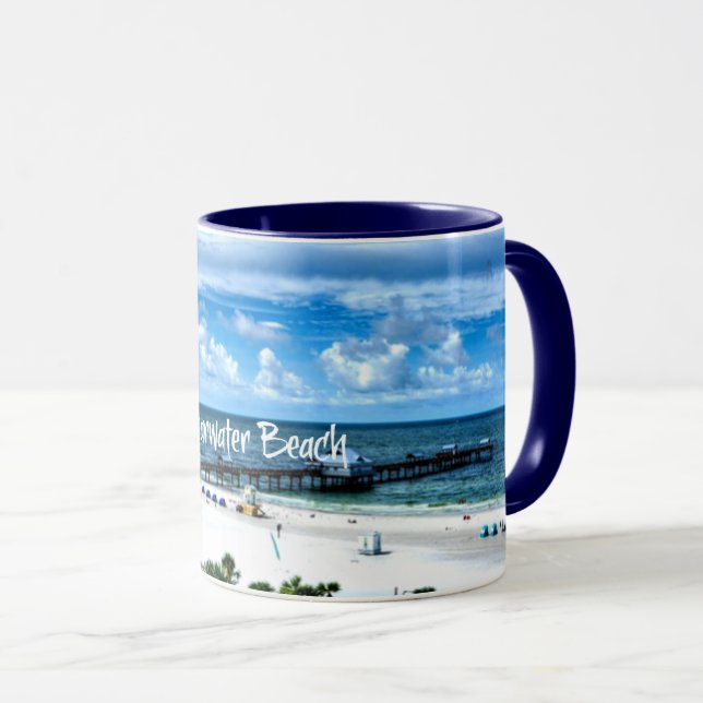 Clearwater Beach, Vacation Destination Mug (Front Right)
