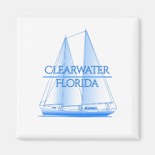 Clearwater Coastal Nautical Sailing Sailor Magnet