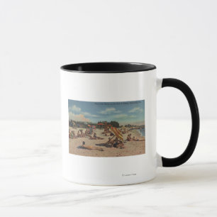 Clearwater, FL - Sunbathers on Clearwater Beach Mug