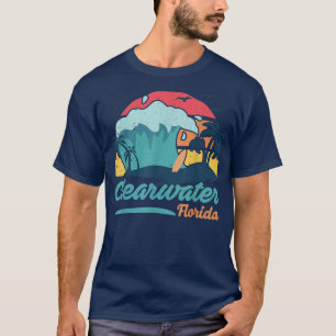 Clearwater Florida Beach Summer Surfing SunSet Pal T-Shirt