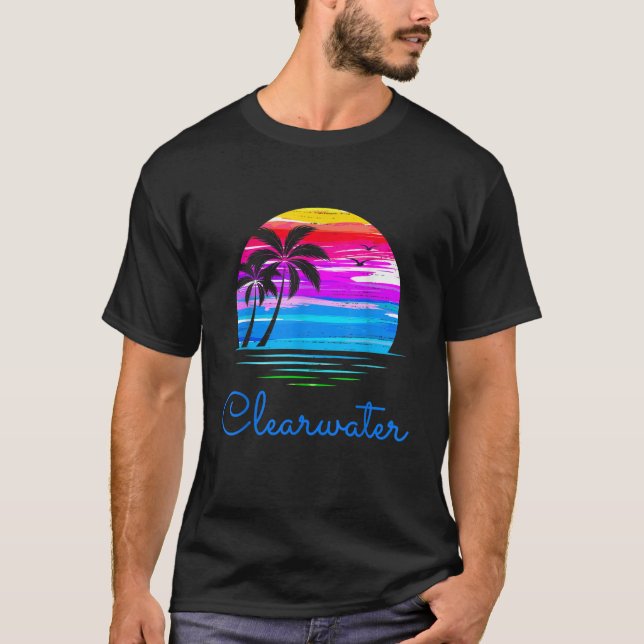 Clearwater Florida Family Vacation Beach Matching T-Shirt (Front)
