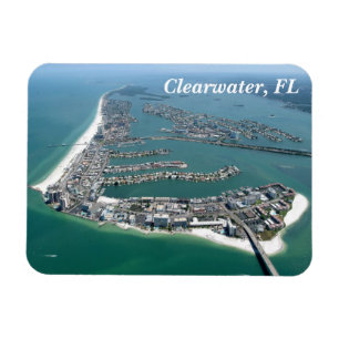 Clearwater Florida from above magnet