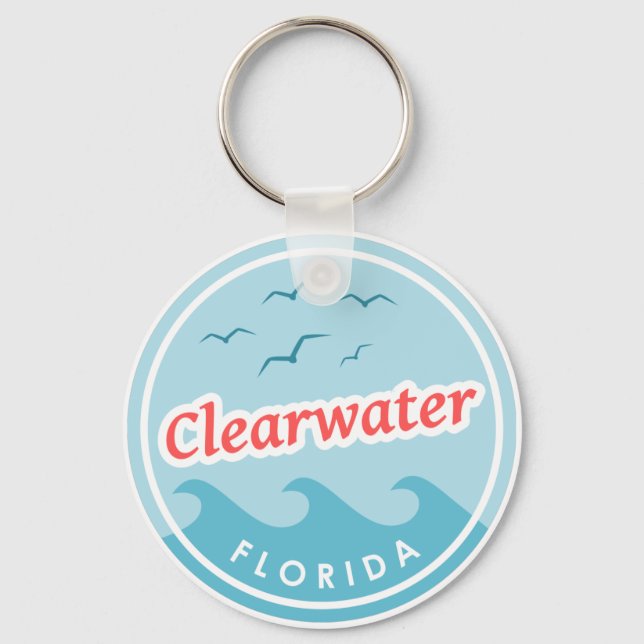 Clearwater Florida Key Ring (Front)