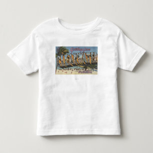 Clearwater, Florida - Large Letter Scenes 2 Toddler T-Shirt