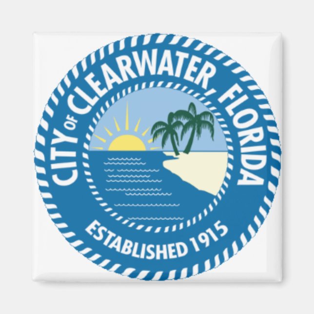 Clearwater Florida Magnet (Front)