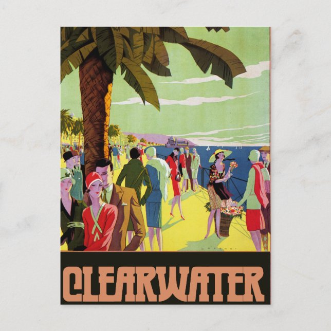 Clearwater Florida Postcard (Front)