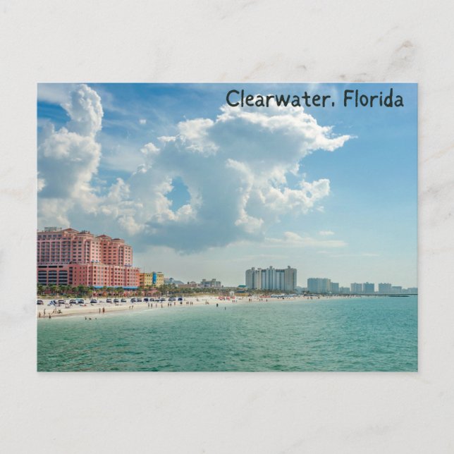 Clearwater Florida Postcard Souvenir  (Front)