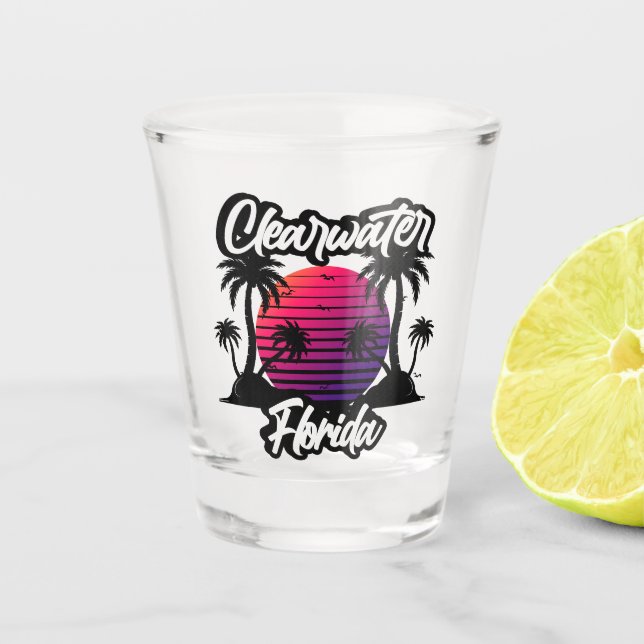 Clearwater Florida Shot Glass (Front)