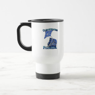 Clearwater Florida Vacation Tribal Stingray Travel Mug