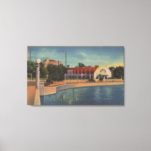 Clearwater, Florida - View of Municipal Canvas Print