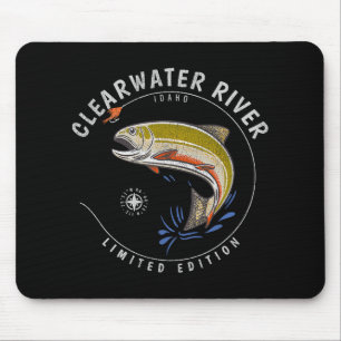 Clearwater River Trout Fly Fishing Souvenir Clearw Mouse Mat