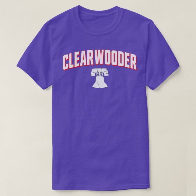 Clearwooder Philly Funny Baseball  Clearwater FL S T-Shirt (Design Front)