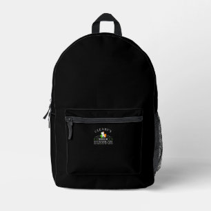 Cleary's House of Shenanigans Irish Family Name T- Printed Backpack