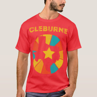 Cleburne Texas Vintage Distressed Souvenir 1 T-Shirt