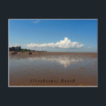 Cleethorpes Beach Postcard<br><div class="desc">Summer time Cleethorpes is one of the best place to visit.  The extremely long and deep beaches are wonderful!  Photo has been digitally manipulated.</div>